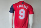 SPAIN 1996 RETRO HOME JERSEY EMBROIDERY TORRES