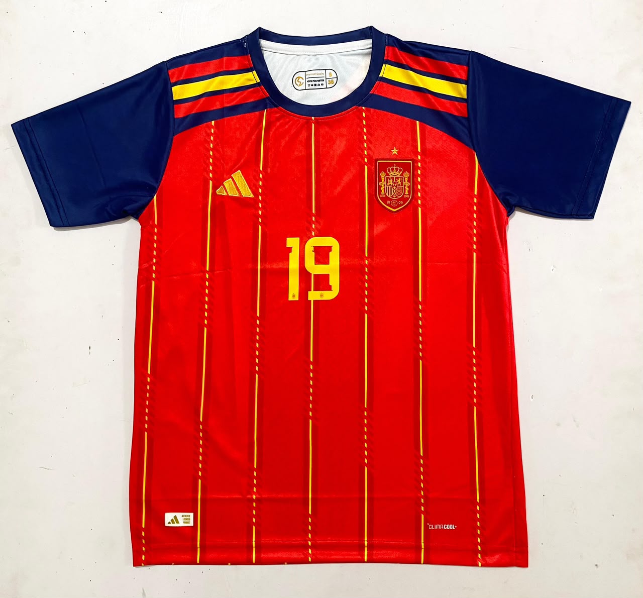 SPAIN 2026 HOME JERSEY EMBROIDERY LAMINE YAMAL