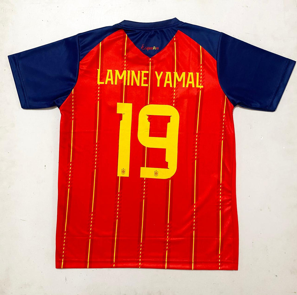 SPAIN 2026 HOME JERSEY EMBROIDERY LAMINE YAMAL
