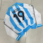 ARGENTINA 2006 FULL SLEEVE RETRO HOME JERSEY PREMIUM EMBROIDERY MESSI