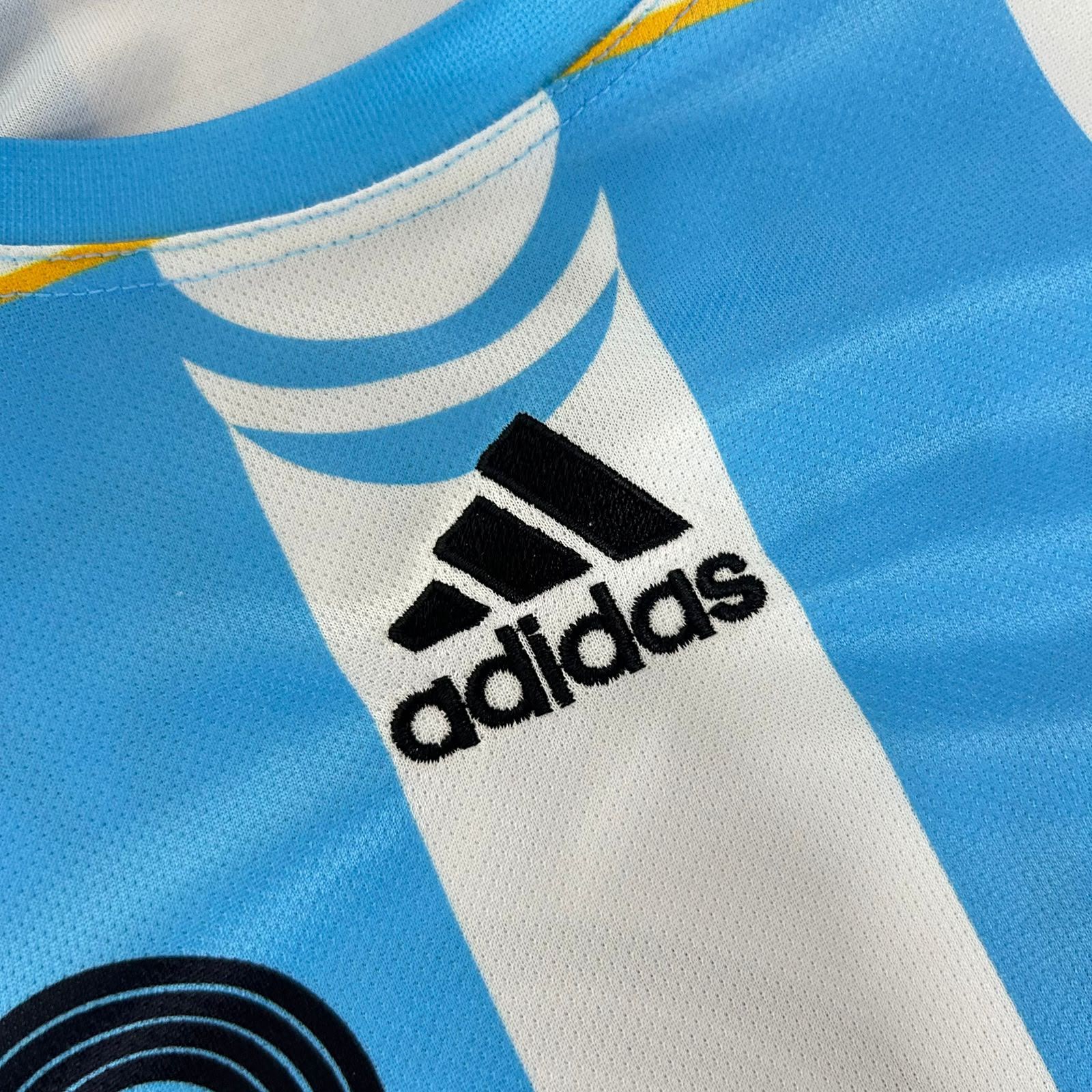 ARGENTINA 2006 FULL SLEEVE RETRO HOME JERSEY PREMIUM EMBROIDERY MESSI