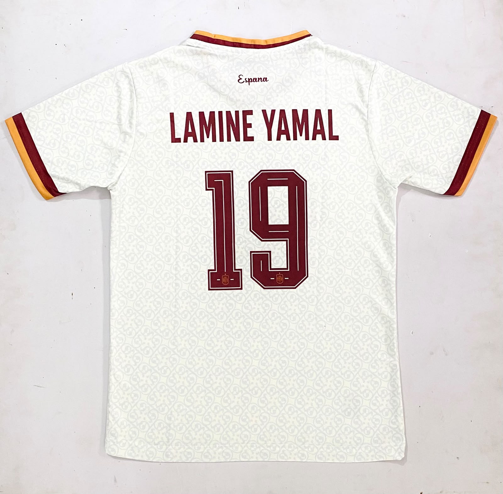 SPAIN 2026 WORLD CUP EMBROIDERY AWAY JERSEY LAMINE YAMAL