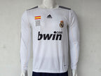 REAL MADRID 2009 - 2010 FULL SLEEVE HOME JERSEY EMBROIDERY RONALDO