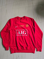 MANCHESTER UNITED HOODIE EMBROIDERY PREMIUM T SHIRT