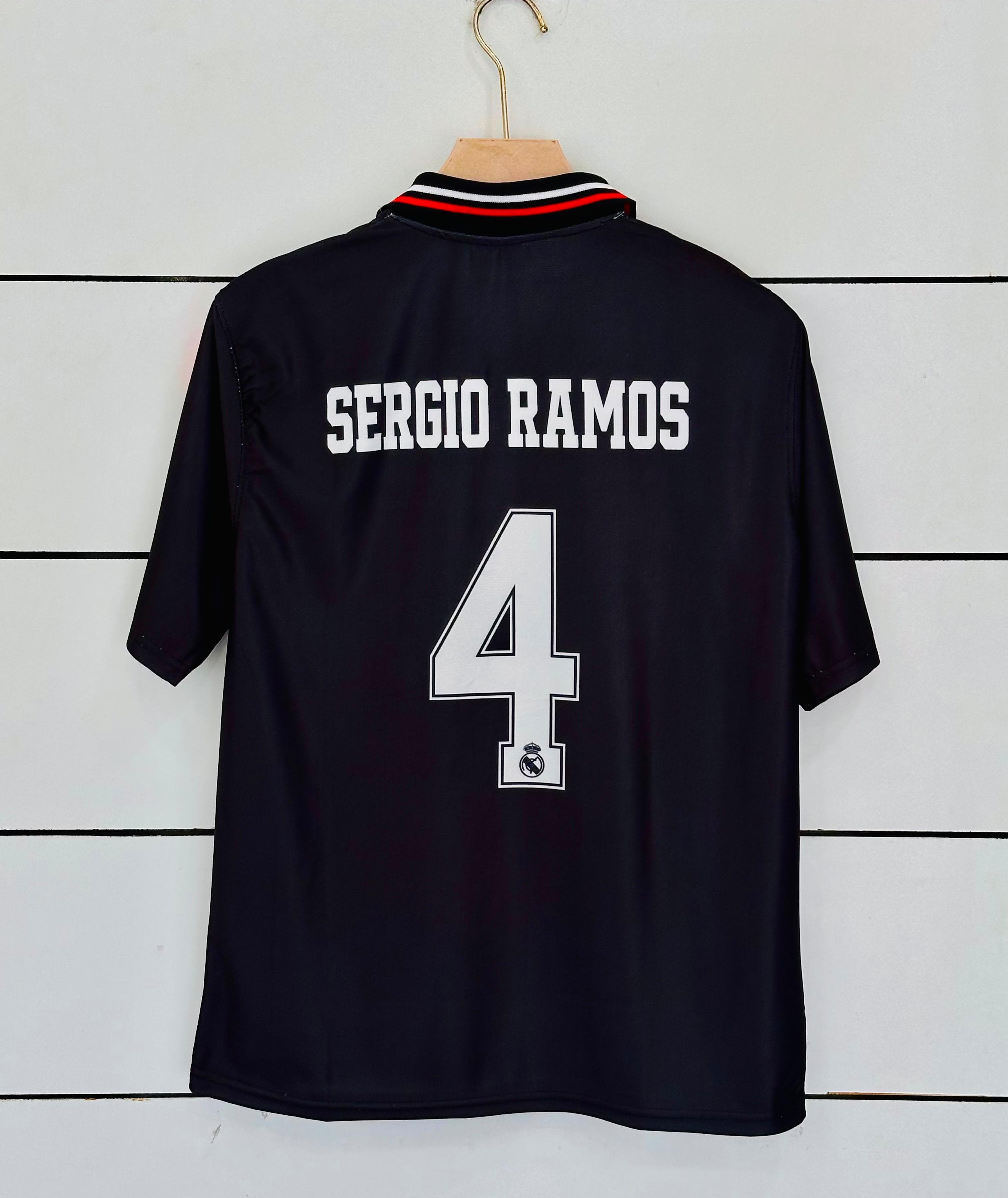 REAL MADRID CELEBRATION 15 FIVE SLEEVE POLO JERSEY SERGIO RAMOS
