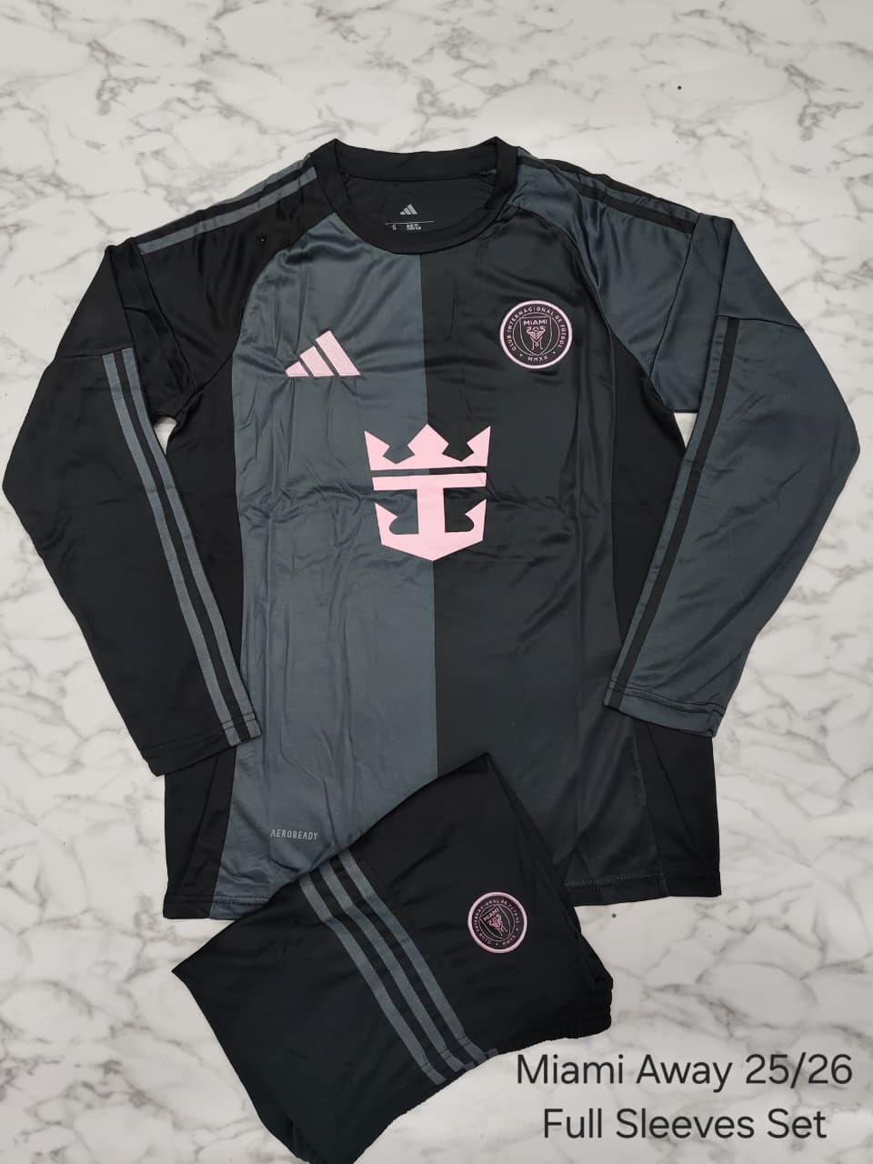 INTER MIAMI 2025 - 2026 AWAY JERSEY FULL SLEEVE (MV)