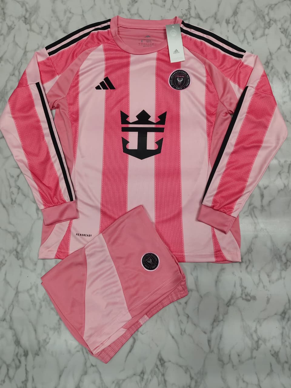 INTER MIAMI 2025 - 2026 HOME KIT FULL SLEEVE SET
