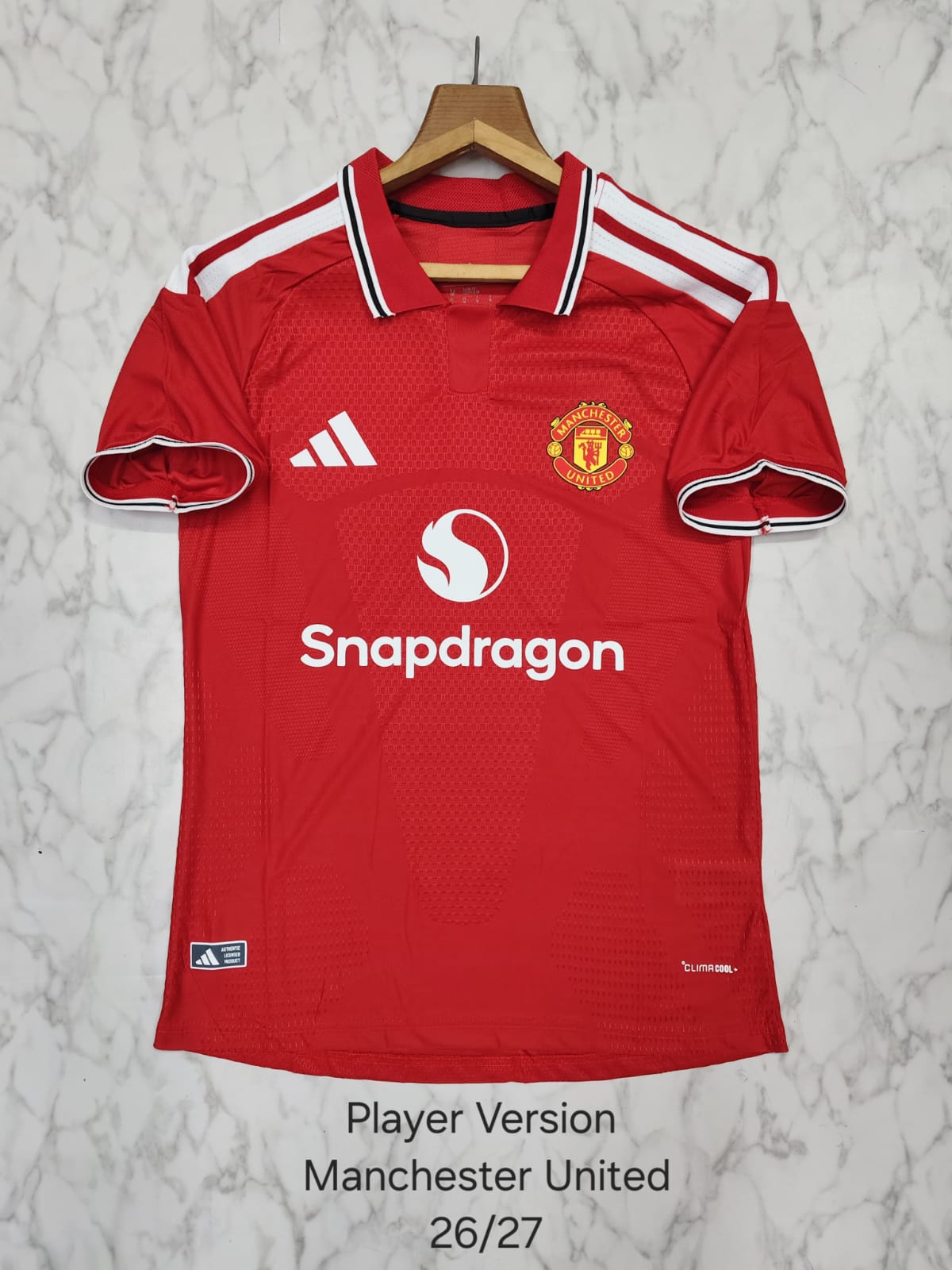 MANCHESTER UNITED 2026 - 2027 HOME JERSEY (PV)