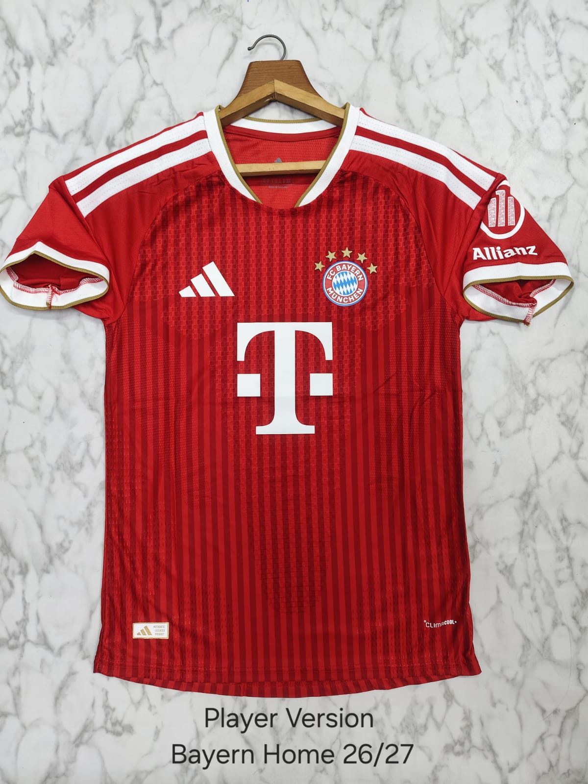 BAYERN MUNICH 2026 -2027 HOME JERSEY (PV)