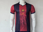 FC BARCELONA X TRAVIS SCOTT EDITION COLLAR EMBROIDERY