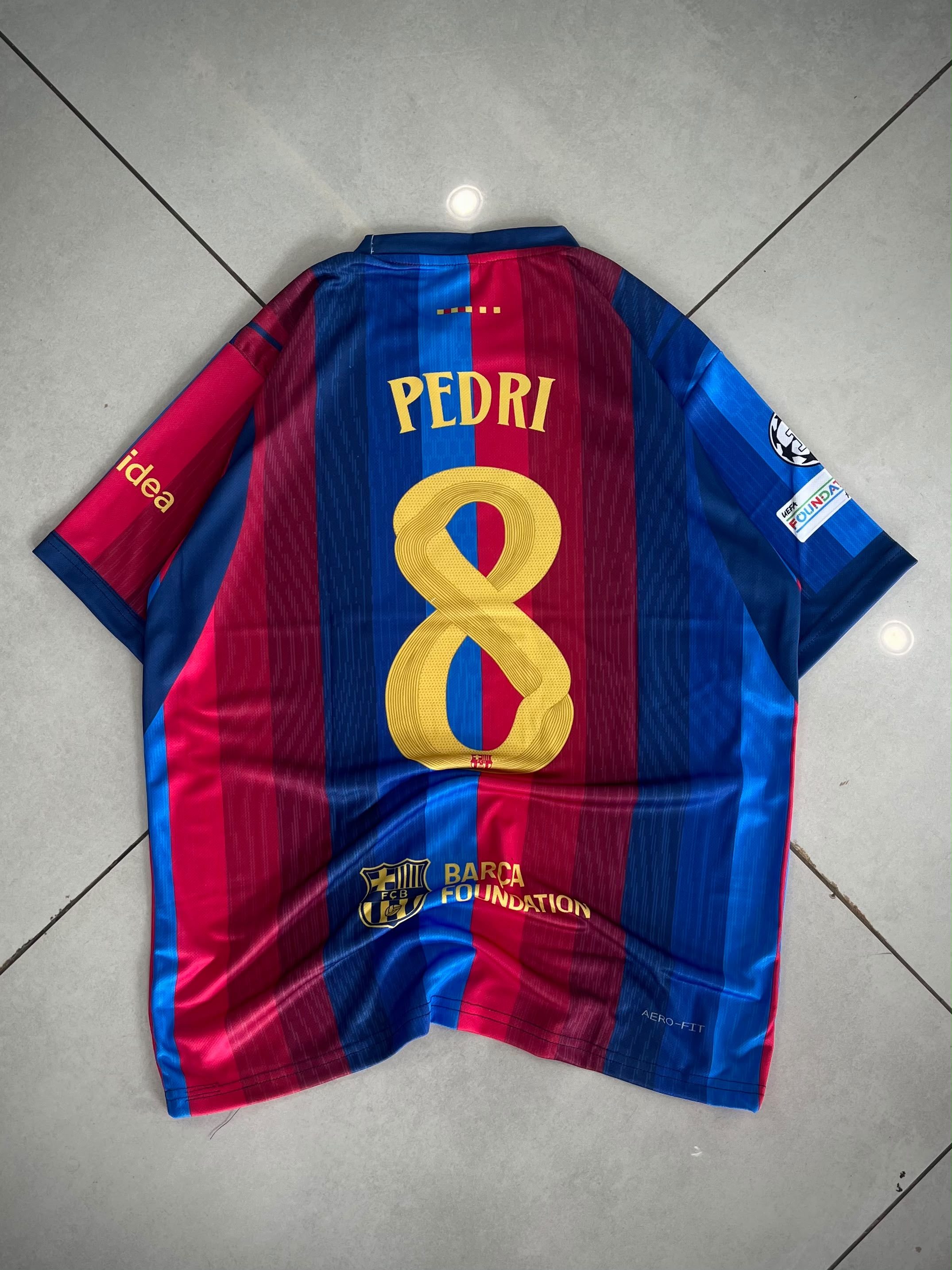 FC BARCELONA 2026 - 2027 HOME JERSEY PREMIUM PEDRI