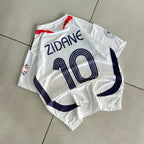 FRANCE 2006 WORLD CUP AWAY RETRO JERSEY PREMIUM ZIDANE
