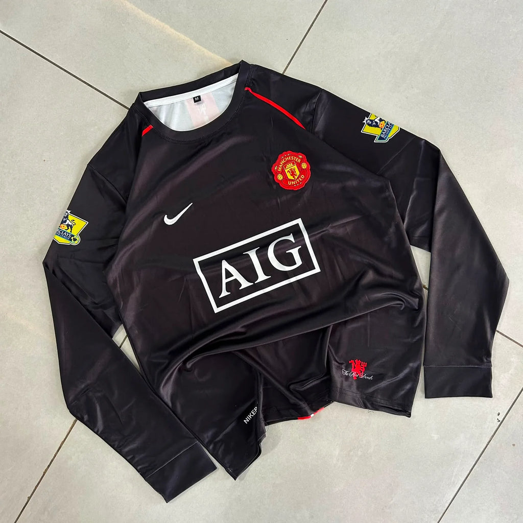 MANCHESTER UNITED 2007 - 2008 AWAY JERSEY PREMIUM FULL SLEEVE EMROIDERY RONALDO