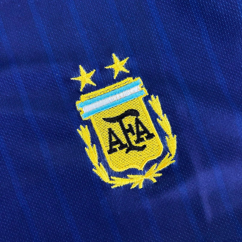 ARGENTINA 2006 WORLD CUP PREMIUM RETRO EMBROIDERY AWAY JERSEY MESSI