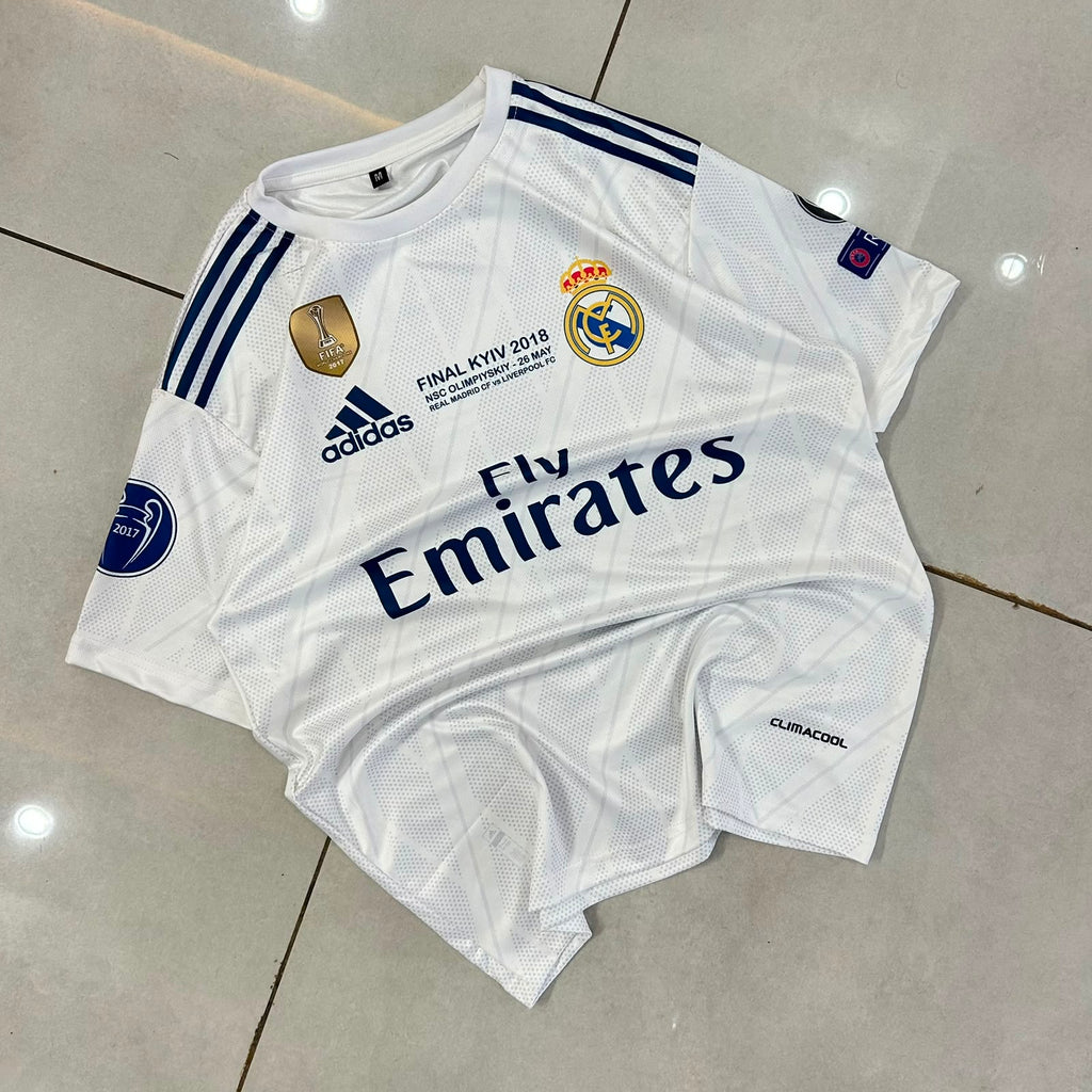 REAL MADRID 2018 FINAL HOME JERSEY PREMIUM  RONALDO