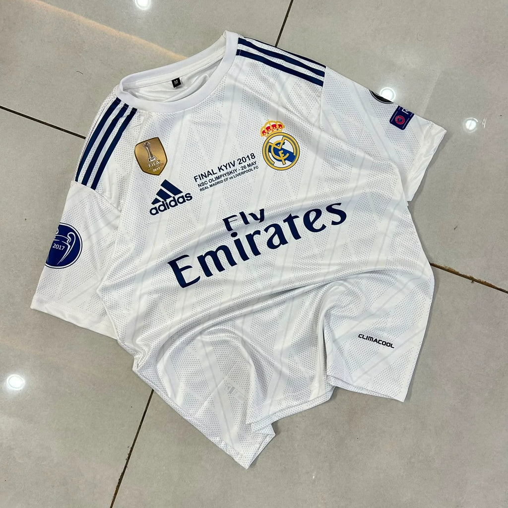 REAL MADRID 2018 FINAL HOME JERSEY PREMIUM  RONALDO