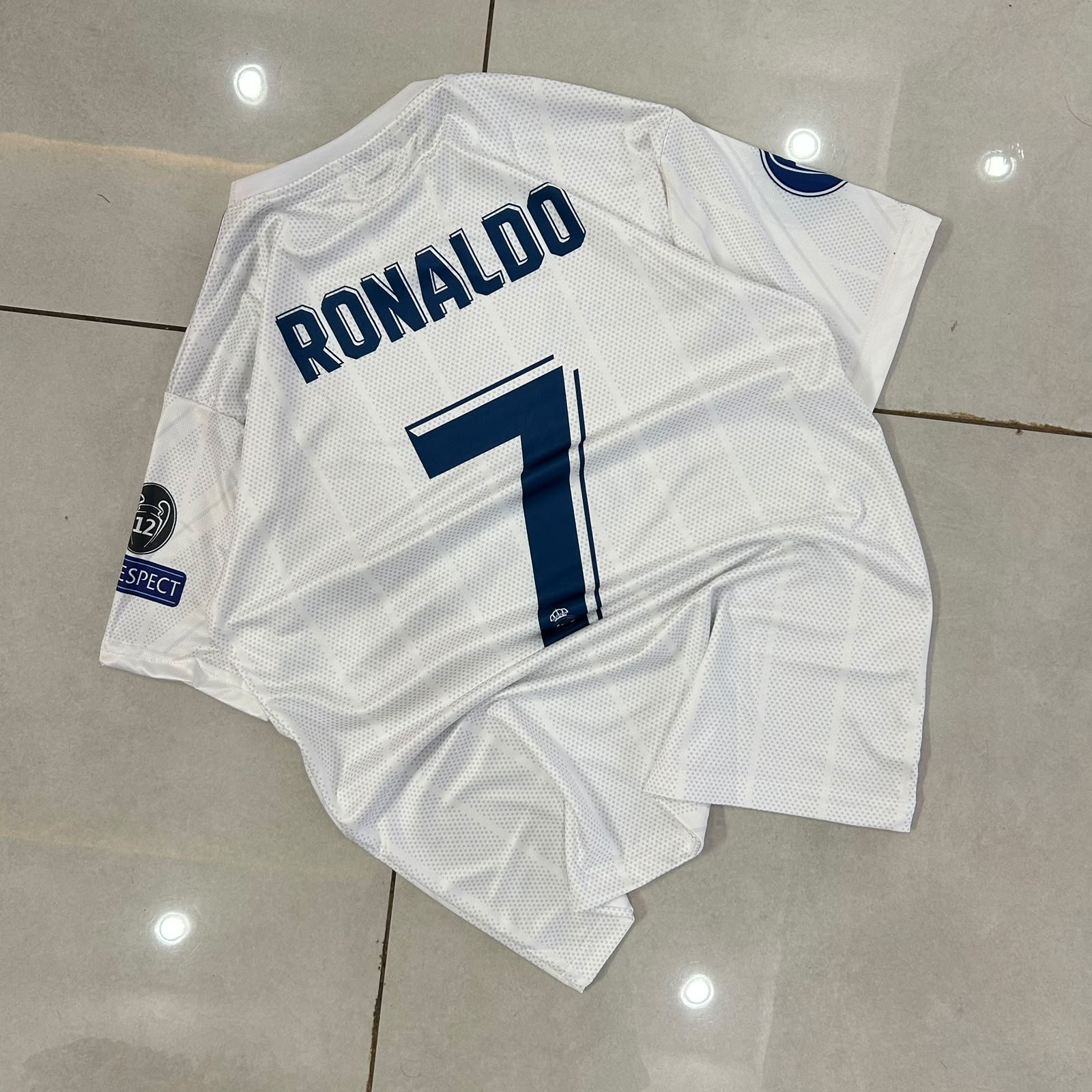 REAL MADRID 2018 FINAL HOME JERSEY PREMIUM  RONALDO
