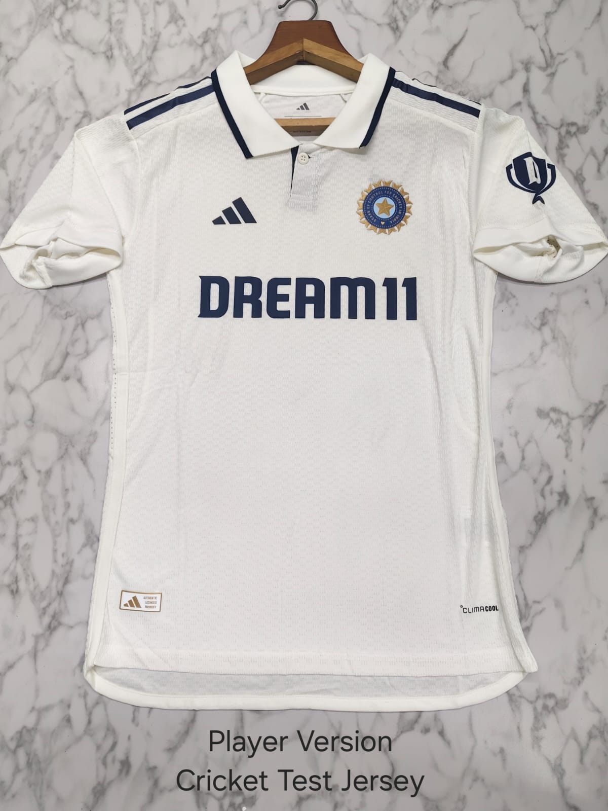 INIDA CRICKET TEST JERSEY (PV)