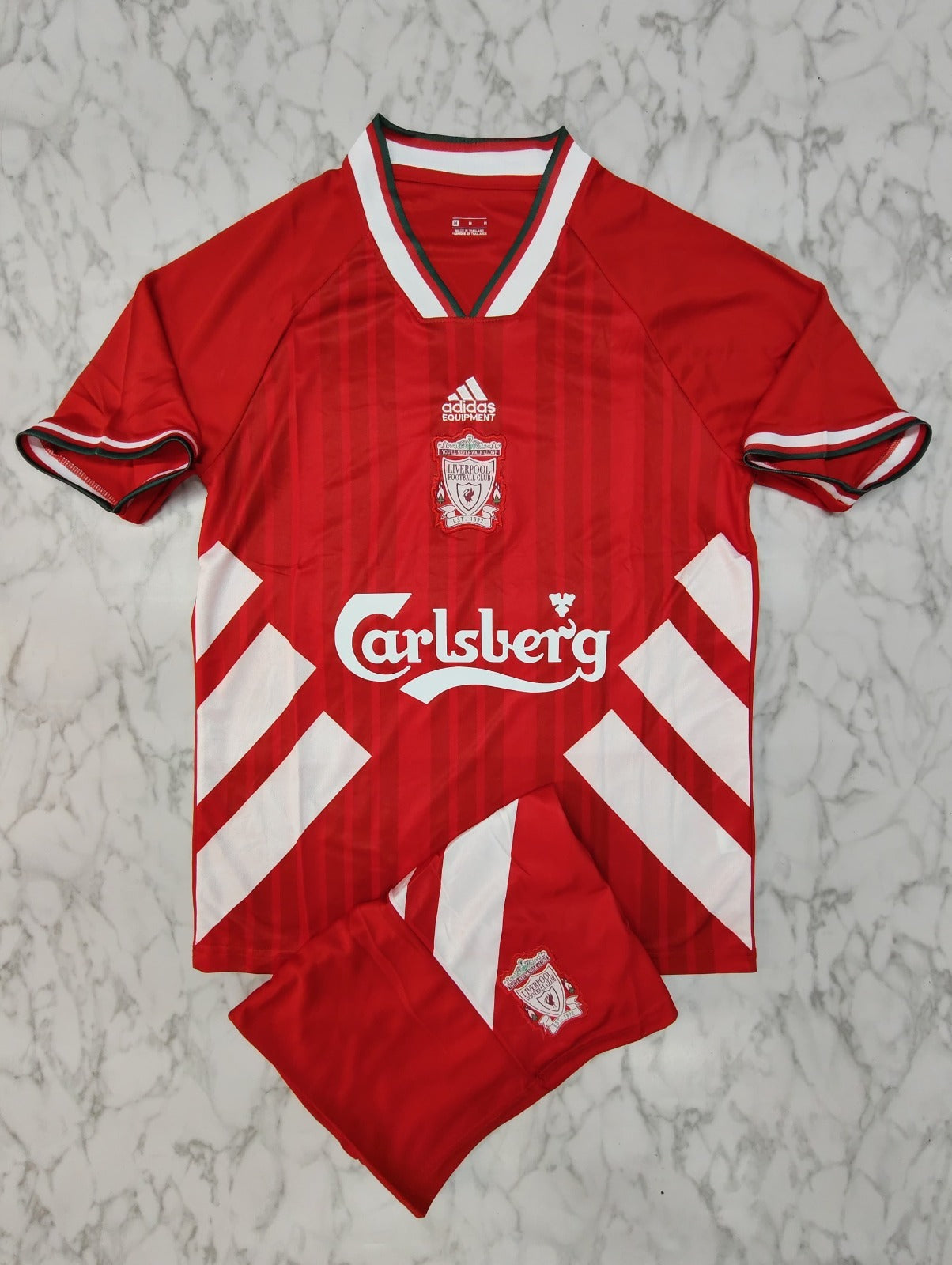 LIVERPOOL 1993 - 1995 RETRO HOME KIT IMPORTED