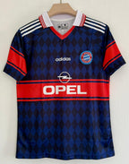 BAYERN MUNICH 1997 - 1999 RETRO HOME JERSEY COLLAR EMBROIDERY MATTHAUS