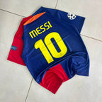 BARCELONA 2009 FINAL ROMA EDITION PREMIUM RETRO HOME JERSEY MESSI