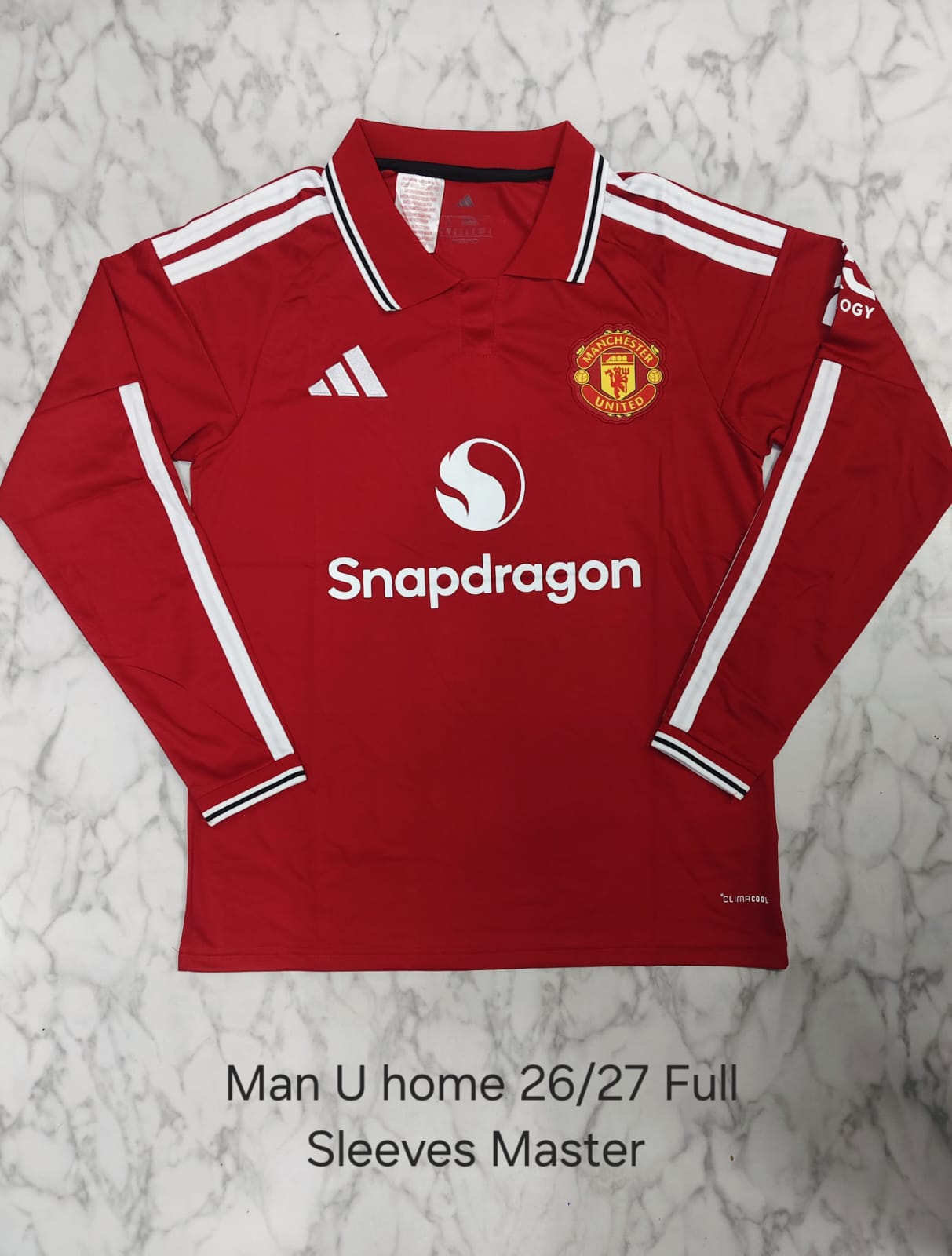 MANCHESTER UNITED 2026 - 2027 HOME JERSEY FULL SLEEVE (MV)