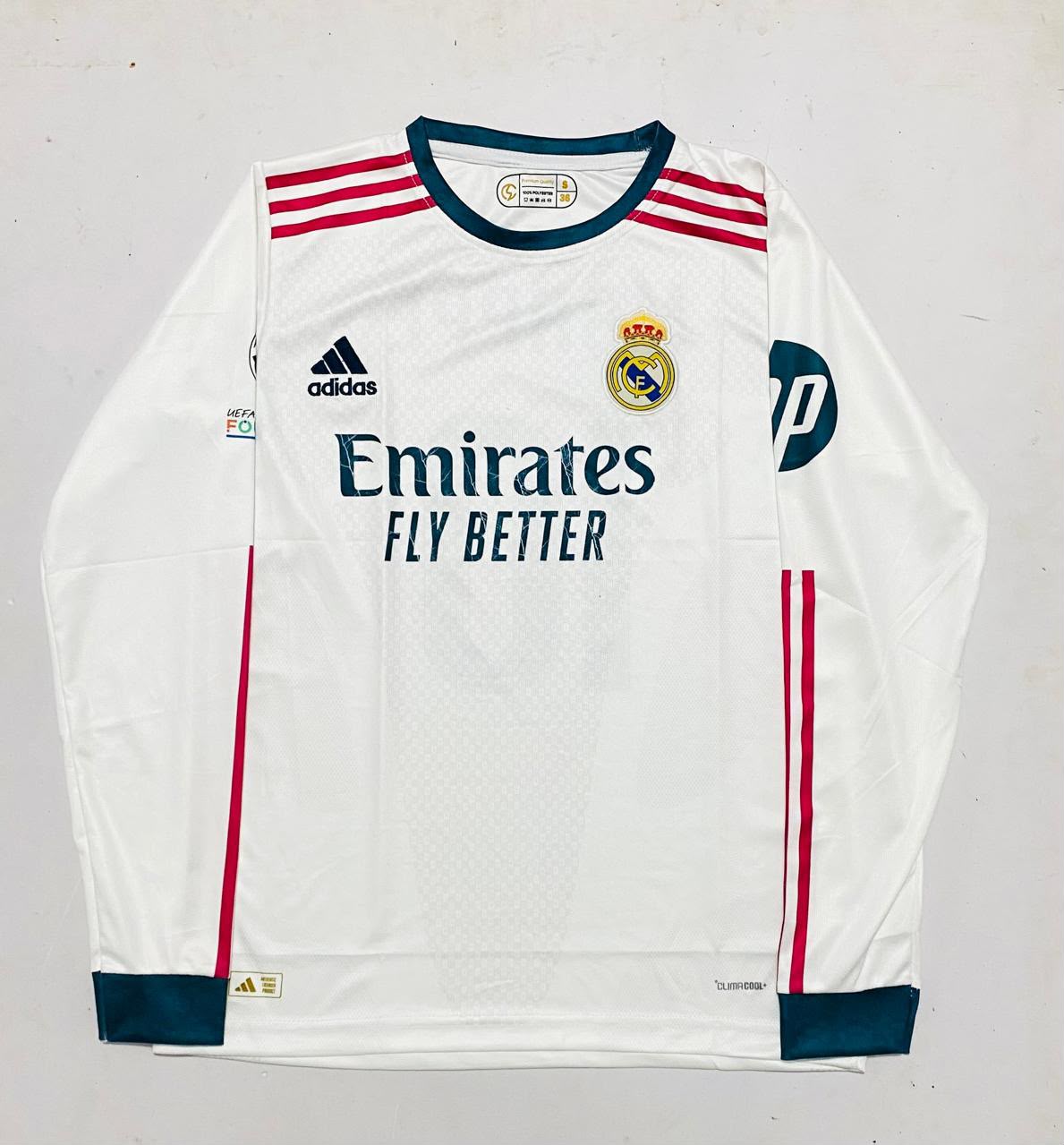 REAL MADRID 2026 - 2027 HOME JERSEY FULL SLEEVE EMBROIDERY MBAPPE