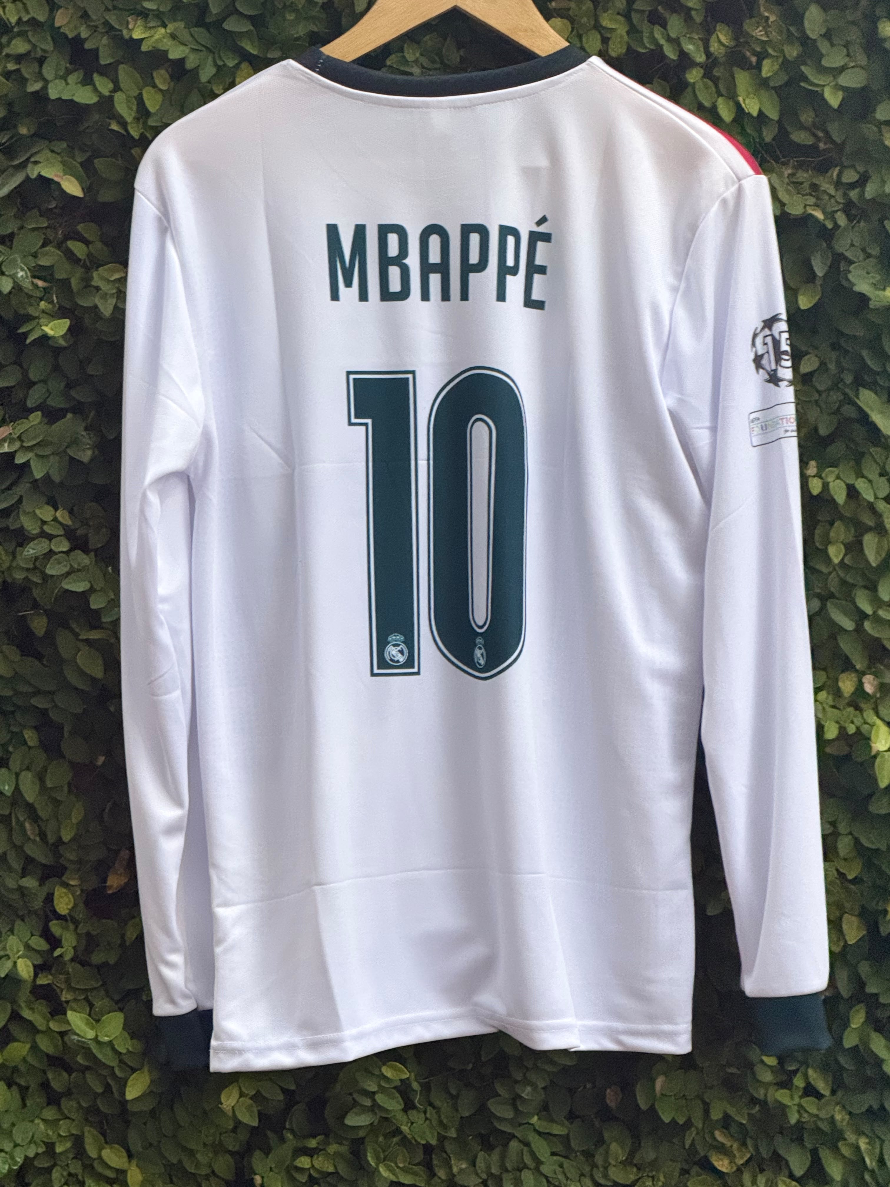 REAL MADRID 2026 - 2027 HOME JERSEY FULL SLEEVE MBAPPE