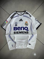 REAL MADRID 2006 - 2007 RETRO HOME JERSEY PREMIUM BECKHAM