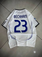 REAL MADRID 2006 - 2007 RETRO HOME JERSEY PREMIUM BECKHAM