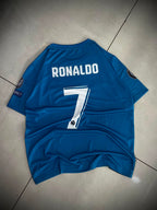 REAL MADRID 2017 - 2018 THIRD KIT PREMIUM EMBROIDERY RONALDO