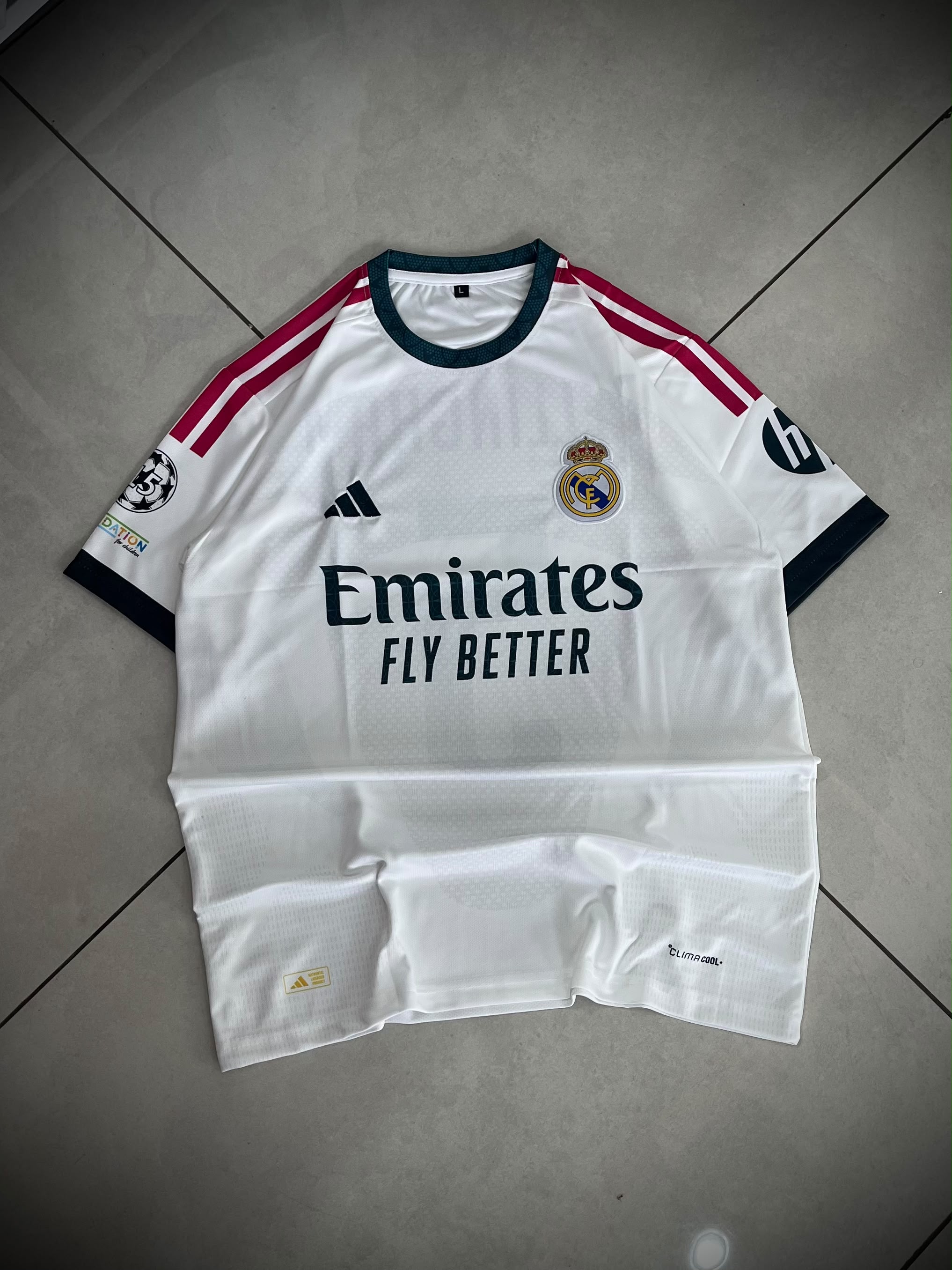 REAL MADRID 2026 - 2027 HOME JERSE PREMIUM EMBROIDERY BELLINGHAM