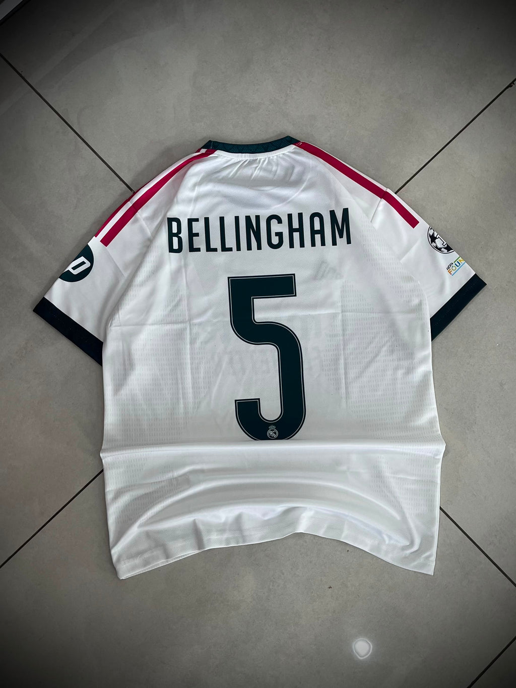 REAL MADRID 2026 - 2027 HOME JERSE PREMIUM EMBROIDERY BELLINGHAM