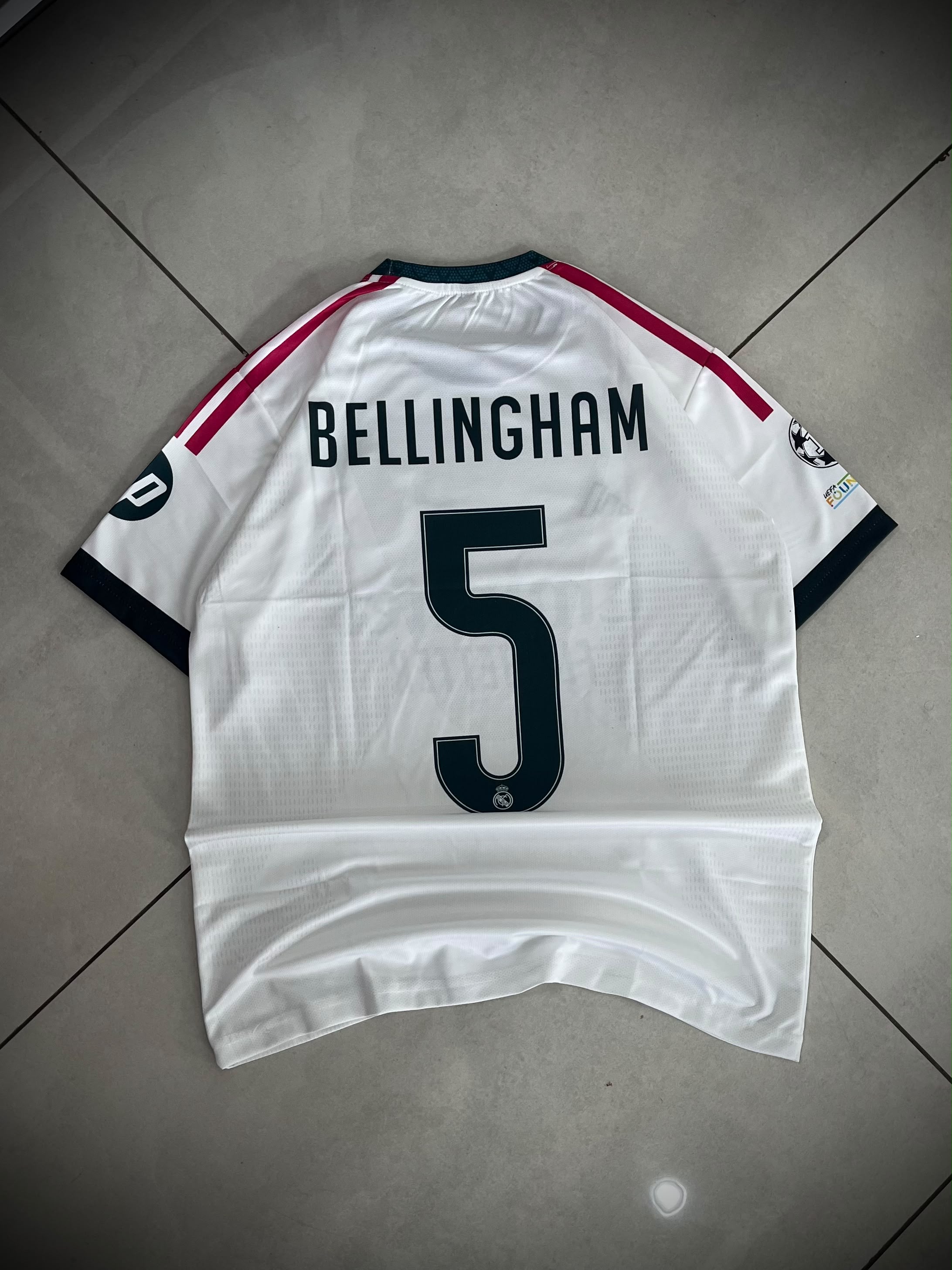 REAL MADRID 2026 - 2027 HOME JERSE PREMIUM EMBROIDERY BELLINGHAM