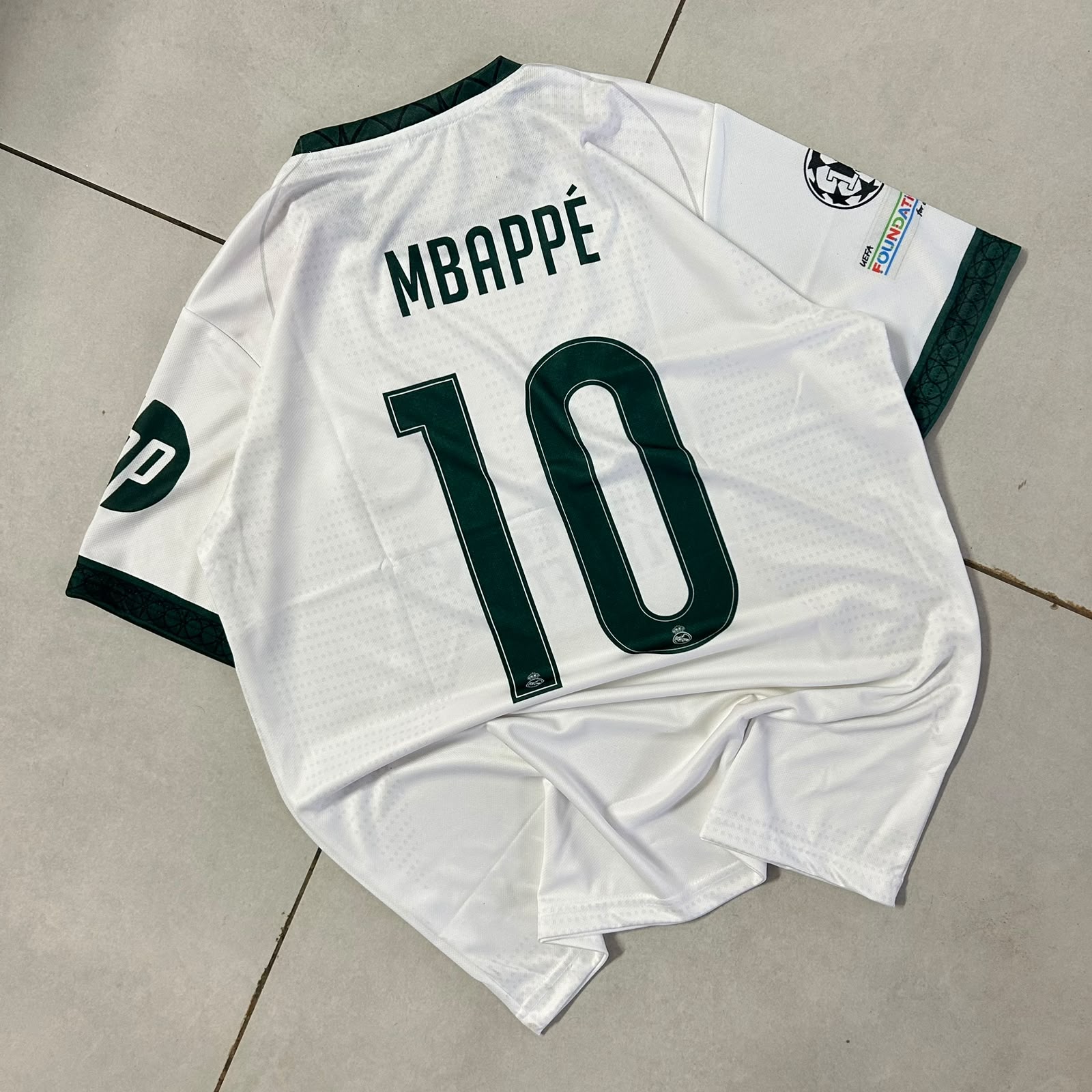 REAL MADRID 2026 - 2027 HOME JERSE PREMIUM EMBROIDERY MBAPPE