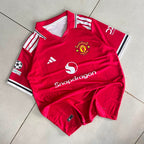 MANCHESTER UNITED 2026 - 2027 HOME JERSEY PREMIUM COLLAR CUNHA