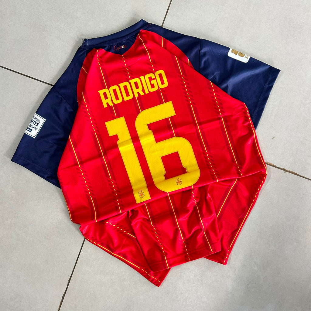 SPAIN 2026 WORLD HOME JERSEY 2 STAR PREMIUM RODRIGO