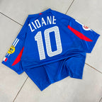 FRANCE 2004 RETRO HOME JERSEY FIVE SLEEVE ZIDANE
