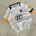 PORTUGAL 2004 RETRO PREMIUM EMBROIDERY AWAY JERSEY RONALDO
