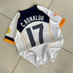 PORTUGAL 2004 RETRO PREMIUM EMBROIDERY AWAY JERSEY RONALDO