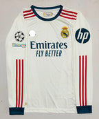 REAL MADRID 2026 - 2027 HOME JERSEY WITHOUT NAME  FULL SLEEVE EMBROIDERY