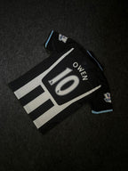 NEW CASTLE UNITED 2007 - 2008 RETRO COLLAR  HOME JERSEY OWEN