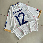 FRANCE 2010 RETRO AWAY JERSEY FIVE SLEEVE HENRY