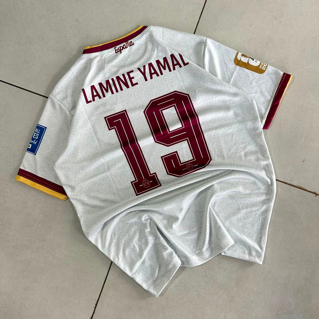 SPAIN 2026 WORLD CUP 2 STAR AWAY JERSEY PREMIUM EMBROIDERY LAMINE YAMAL