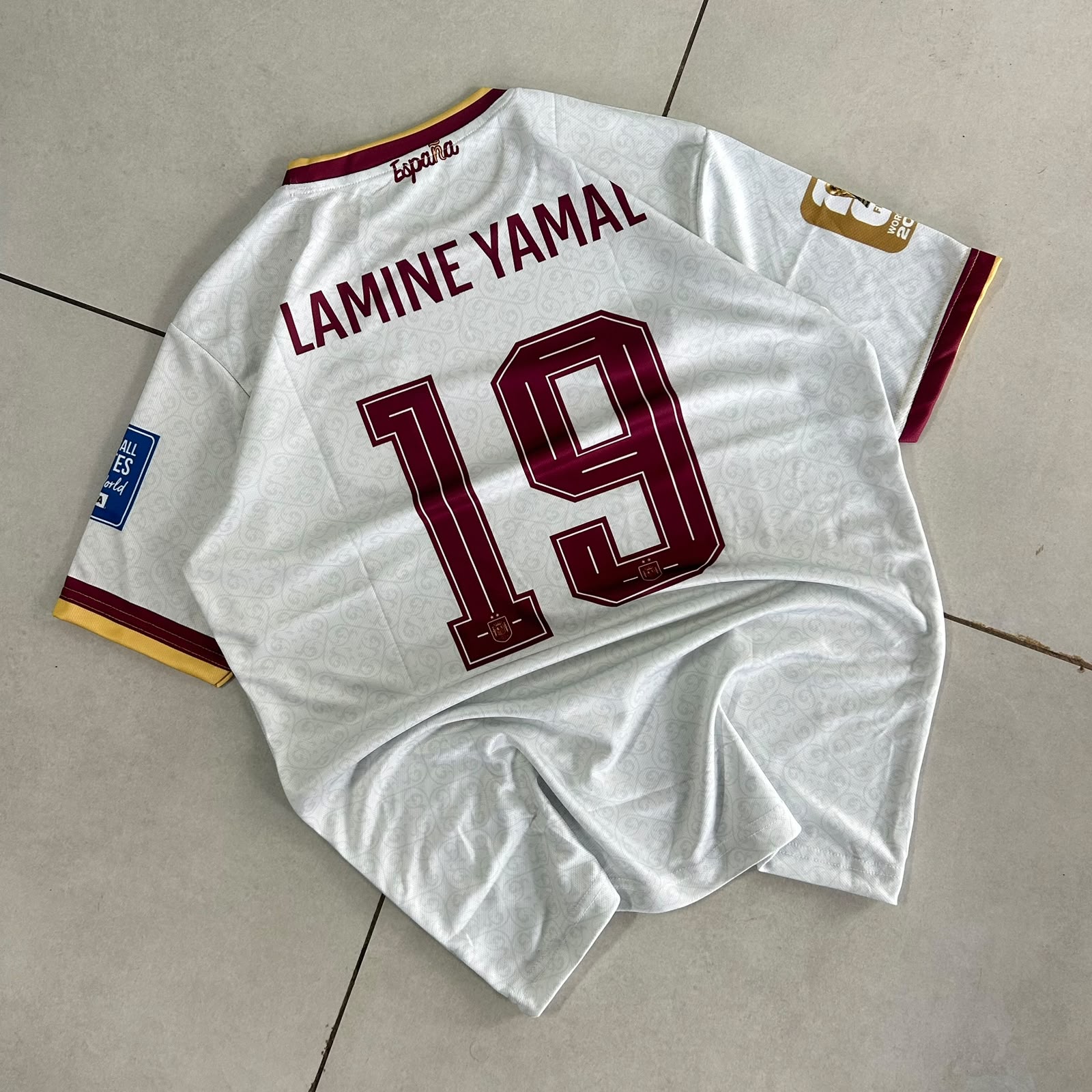 SPAIN 2026 WORLD CUP 2 STAR AWAY JERSEY PREMIUM EMBROIDERY LAMINE YAMAL