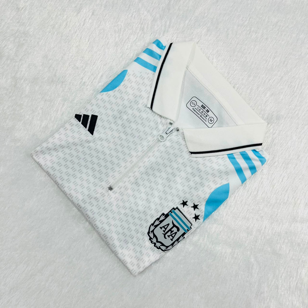 ARGENTINA 2026 TRAINING KIT MESSI POLO SIGNATURE EMBROIDERY PREMIUM
