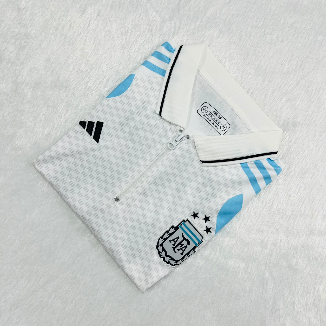 ARGENTINA 2026 TRAINING KIT MESSI POLO SIGNATURE EMBROIDERY PREMIUM