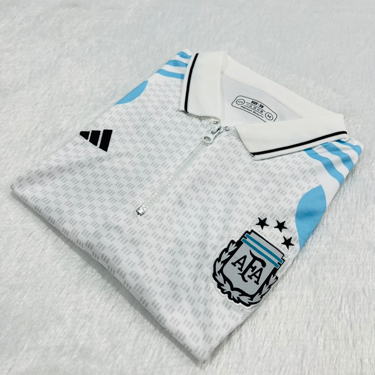 ARGENTINA 2026 TRAINING KIT MESSI POLO SIGNATURE EMBROIDERY PREMIUM
