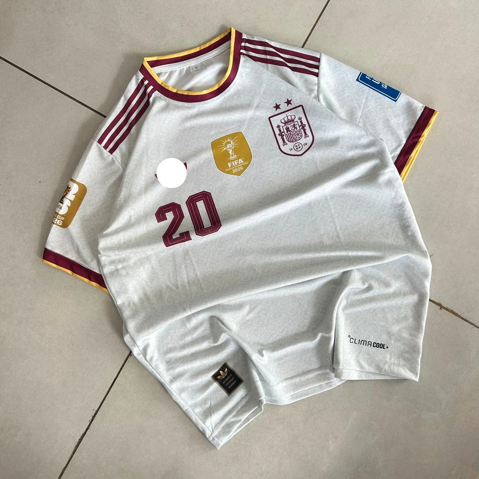 SPAIN 2026 WORLD CUP 2 STAR AWAY JERSEY PREMIUM PEDRI