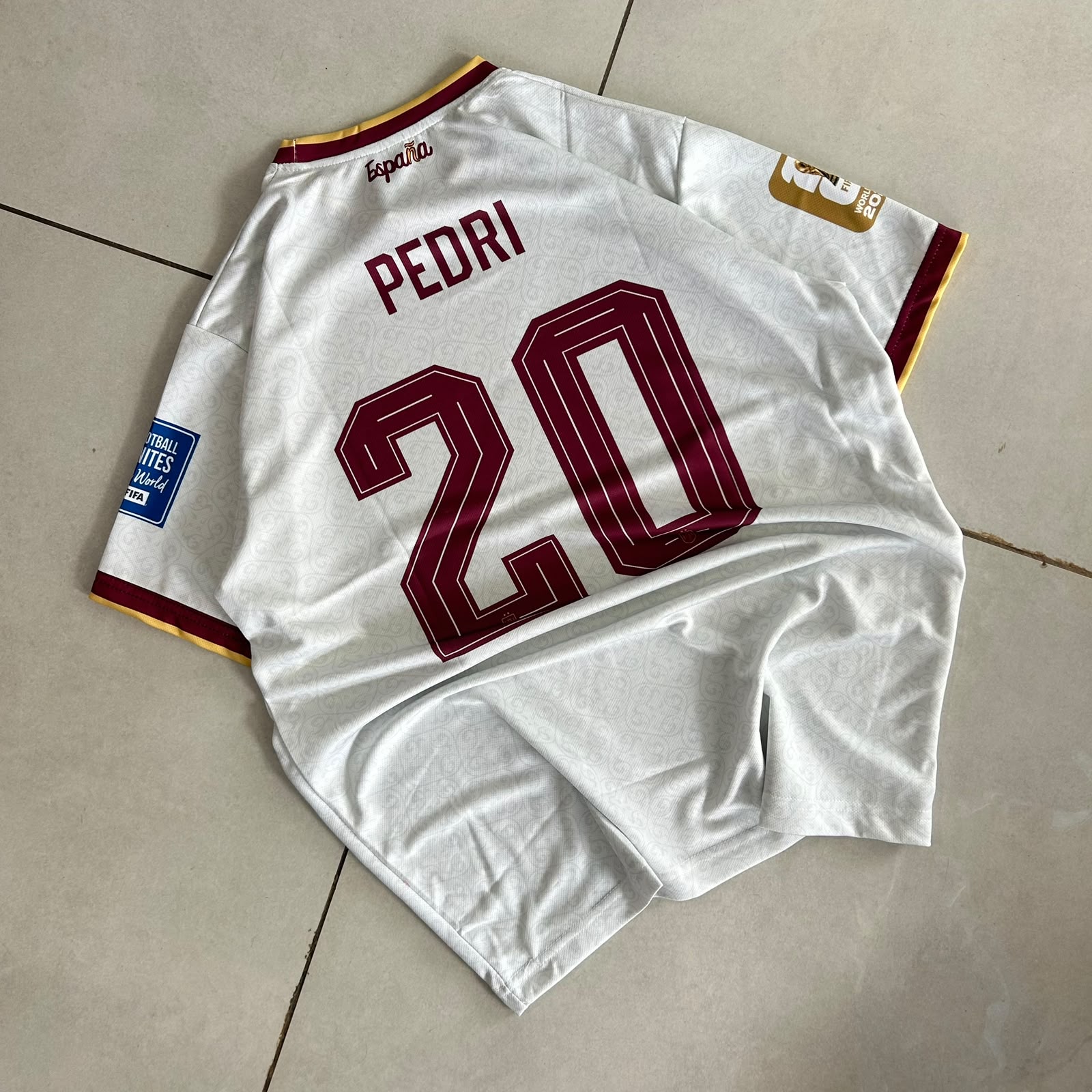 SPAIN 2026 WORLD CUP 2 STAR AWAY JERSEY PREMIUM PEDRI